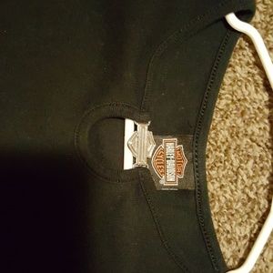 Black medium thicker longer sleeve tee